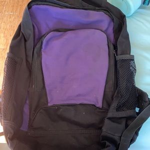 Purple backpack